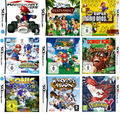 Nintendo DS & 3DS Spiele zur Auswahl wie Super Mario Pokémon Donkey Kong