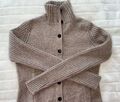 LUXUS NOVA MARZO 100% 10 PLY KASCHMIR CASHMERE STRICKJACKE Gr. 38 M BUTTERWEICH