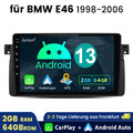 2+64GB Android 14 Autoradio Apple Carplay DSP GPS Navi Für BMW 3er E46 1998-2006