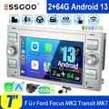 DAB+ Android13 Autoradio KAM 64G Carplay Für Ford Focus Transit MK7 Galaxy S-Max