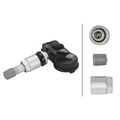 1x Radsensor, Reifendruck-Kontrollsystem HELLA 6PP 358 139-181 passend für