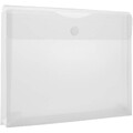 10 FolderSys Dokumententaschen DIN A4 quer transparent glatt 0,20 mm