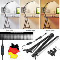 80 LEDs Klemmleuchte dimmbar Schreibtischlampe Leselampe flexibel USB Tischlampe