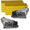 2x HELLA HALOGEN SCHEINWERFER passend für OPEL ASTRA LINKS+RECHTS