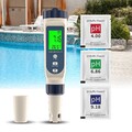 5 in 1 Digital Messgerät PH/EC/TEMP/SALT/TDS Wasseertester Pool Aquarium Prüfer