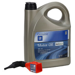 5L 5 Liter ORIGINAL GM Opel 5W-30 DEXOS1 Gen3 LONGLIFE Motoröl Öl + Trichterinkl. Einfülltrichter mit flexiblem Schlauch