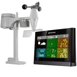 Bresser 5-in-1 Komfort Wetterstation mit Farbdisplay schwarz 7002550CM3000