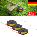 3 X Profi Doppelfadenkopf Tippautomatik Spule / Fadenspule für Fuxtec Motorsense