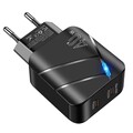 Dual Port 40W Schnell Ladegerät USB-C Netzteil Stecker Adapter Für Samsung Handy