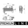 Kondensator Klimaanlage MAHLE AC 960 000P für BMW 7er 8