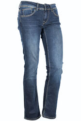Pepe Saturn Stretchjeans Straight Fit Damen Denim Jeans Hose Dunkelblau 
