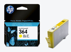 Original HP 364 Gelb Yellow Tintenpatrone Photosmart 5510 5514 B 110 A