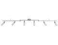 Livarno Home LED Deckenleuchte Deckenlampe Leuchte Röhre Glas 6-flammig 1700 mm