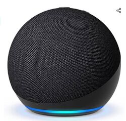 Amazon Echo Dot 5. Gen Smart Lautsprecher - Schwarz, Weiß und Tiefseeblau
