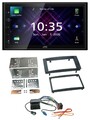 JVC DAB 2DIN MP3 Bluetooth USB Autoradio für VW Touareg T5 Caravelle Multivan 02