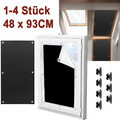 1/4x Dachfenster Rollo Thermo Sonnenschutz Silberbeschichtung Verdunkelungsrollo
