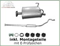 Auspuff Set für HONDA CR-V CRV I RD 2.0 Mittelschalldämpfer + Endschalldämpfer