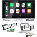 JVC KW-M560BT Autoradio Apple CarPlay Android für MAN TGX ab 2007 in schwarz