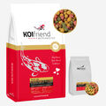 Koifutter 15 kg Classic Mix 5 Sorten 3/6mm Fischfutter Koi + 5 Liter Teichsticks