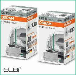OSRAM D3S CLASSIC XENARC CLC Xenon Brenner Scheinwerfer Lampen für Opel ELBI