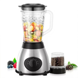 Standmixer Universal Mixer Smoothie Maker Ice Crusher Glas Edelstahl 850 Watt