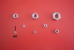 DIN 934 SECHSKANTMUTTERN MUTTERN EDELSTAHL A2 V2A M2/ M2,5/ M3 / M4/M5/M6/M8/M10