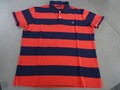 Gant Herren Pique Poloshirt mit Blockstreifen  Gr. XL blau rot