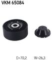UMLENKROLLE KEILRIPPENRIEMEN SKF VKM 65084 FÜR HYUNDAI GENESIS