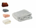 Tagesdecke Wohndecke Decke Kuscheldecke 160x200, 220x200 Mikrofaser Grau Braun