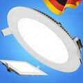 LED Panel Einbaustrahler Einbau Leuchte Deckenleuchte Ultra Flach Lampe Spots DE
