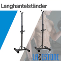 Hantelablage Hantelständer Langhantelständer Schwarz 100kg Lacestone®