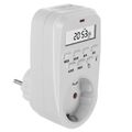Zeitschaltuhr Steckdose Timer Digital Zeitschalter 3680W/16A/IP20 8 Programme