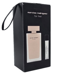 Narciso Rodriguez for Her Eau de Parfum Spray 100 ml & EDP 10 ml Pure Musc