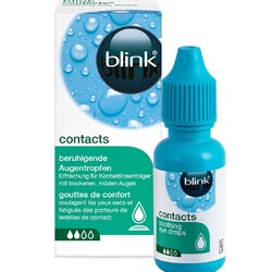 blink – contacts Augentropfen für erfrischte Augen bei Kontaktlinsenträgern NEU!