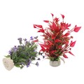  2 PCS Aquariendekoration Aquarienpflanzen Aus Kunststoff Grünpflanzen Für