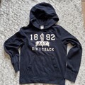 Abercrombie &Fitch Jungen Hoodie Jacke schwarz Baumwollmischung  Gr S 170 weich