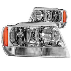 Scheinwerfer Halogen Set für Jeep Grand Cherokee II WJ WG 2.7 CRD 4x4 4.7 V8