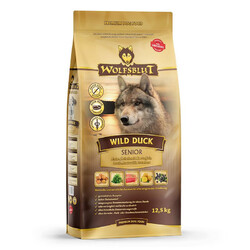 Wolfsblut Wild Duck Senior 12,5 kg - getreidefreies Hundefutter mit Ente