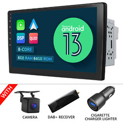 DAB+CAM+Eonon 10.1" Android 13 8Core 6+64 Autoradio 2 DIN NAVI CarPlay Bluetooth