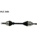 SKF VKJC 3686 Antriebswelle für FIAT DOBLO 223 119 Vollwelle Gelenkwelle