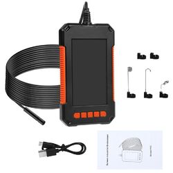 ENDOSKOP MIT 4.3'' LCD 1080P HD INSPEKTIONKAMERA IP67 8MM ROHRKAMERA ENDOSCOPE