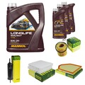 MANN Inspektionspaket 8L MANNOL Longlife 504/507 5W-30 für BMW X3 F25 xDrive20i