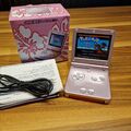 Nintendo Gameboy Advance SP AGS 101 in OVP - Rosa Konsole Original Box