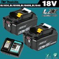 2x Original Akku BL1850B BL1860B für Makita Led Anzeige 18V 8Ah 197422-4 BL1830