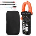 Digital Zangenmultimeter TRMS Zangenmessgerät AC DC Volt Amp ohm Stromzange Diod