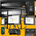 90W LED Arbeitsleuchte Akku Aufladbar Baustrahler Flutlicht Werkstattlampe DHL