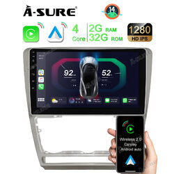 Für Skoda Octavia II1 Z3 1Z5 2004-2013 2+32G Android 14 Autoradio Navi CarPlay