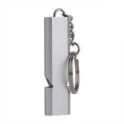 Notfallpfeife Signalpfeife Extrem Laut Trillerpfeife Outdoor Camping Aluminium✿