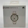 Huawei Watch GT4 41mm Edelstahl Smartwatch mit Lederarmband Weiß