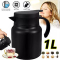 1 Liter Isolierkanne Thermoskanne Edelstahl Teekanne Kaffeekanne Thermosflasche